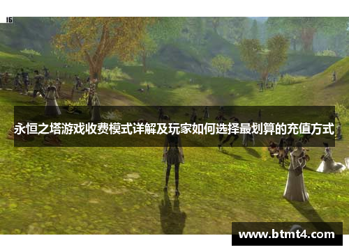 永恒之塔游戏收费模式详解及玩家如何选择最划算的充值方式